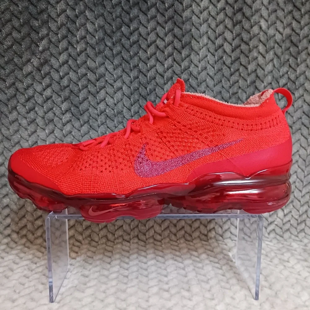 Nike Air VaporMax 2023 Flyknit Triple Red Men's Walking Running Shoes Size 11
